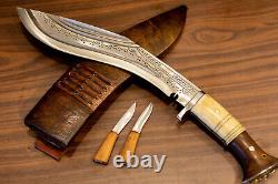 12 Char-Chirra Ganjawal The Ultimate Handmade Gurkha Kukri Knife from Nepal