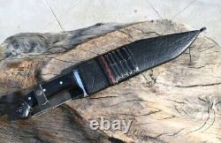 12 inches Bowie Horn, handmade knife-kukri knife-Bowie from Nepal-Full tang