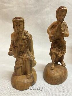 18 Piece Nativity Set Hand Carved from Olive Wood in Bethlehem