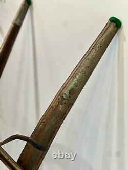 1800's Antique Camel Saddle From Pakistan RARE Metal & Wood