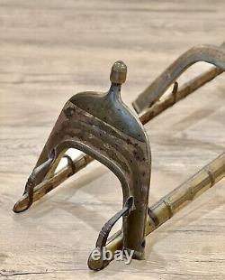 1800's Antique Camel Saddle From Pakistan RARE Metal & Wood