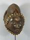 181028 Tribal Used Old African Female Mask From The Punu With Cap Gabon