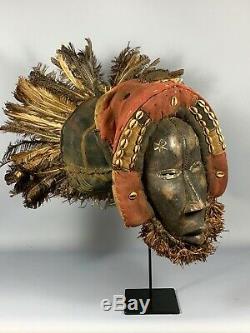 181038 Old Tribal Used African Mask from the Dan Guere Liberia