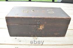1853 Antique Hand Made Wood Storage Box from Grandson of President John Q Adams
