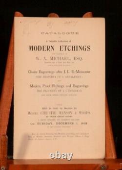 1903-1904 Engraving Catalogues from Christie, Manson and Woods Auction House