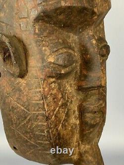 190307 Large Old Tribal Used African Mask from the Gurunsi Burkina Faso