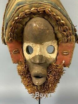 190729 Old Tribal Used African Mask from the Dan Guere Liberia