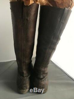 1918-1919 Original riding boots from Harley Davidson JD wood track era