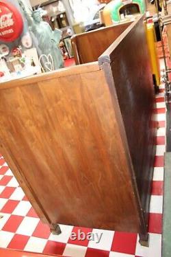 1920S ORIGINAL SINGLE STATION Wood Booth Furniture from Big Bear, CA