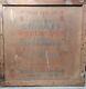 1930s Rare Wood Packing Panel From Crosley Shelvador Refrigerator Crate 27x27