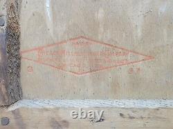 1930s RARE Wood Packing Panel from Crosley Shelvador Refrigerator Crate 27x27