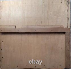 1930s RARE Wood Packing Panel from Crosley Shelvador Refrigerator Crate 27x27