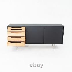 1958 Jens Risom Ebonized Oak Wood Credenza / Cabinet from the Seagram Building