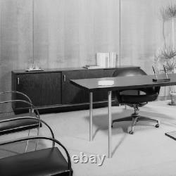 1958 Jens Risom Ebonized Oak Wood Credenza / Cabinet from the Seagram Building