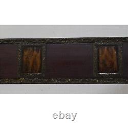 19th cent old wooden frame with scenes from the Bible dimensions 16.7 x 12.8 in