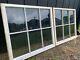 2 30 X 27-1/2 Vintage Window Sashes Old 6 Pane From 1970s Arts & Craft