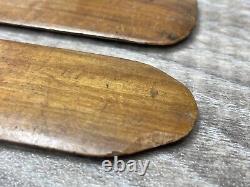 2 Collectible Original Mid Century Wood Letter Openers From Israel Jerusalem