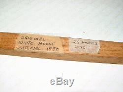 2 Original White House Materials from 1950's Renovation Presidential Collectable
