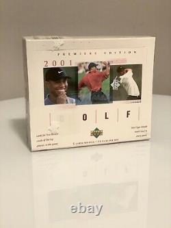 2001 UD Upper Deck Golf Factory Sealed Box Tiger Woods RC Rookie Year From Case
