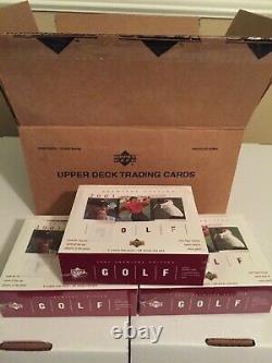 2001 Upper Deck Golf 3 New Boxes From Sealed Case Possible Tiger Woods Rookie