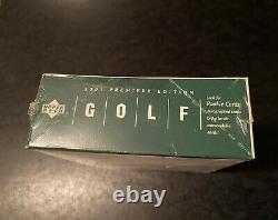 2001 Upper Deck Golf Box (1) Factory Sealed From Case Tiger Woods Rookie! WoW