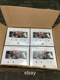2001 Upper Deck Golf Box Factory Sealed From Case Tiger Woods Rookie Year