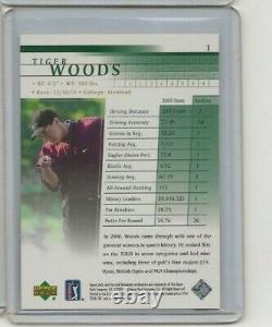 2001 Upper Deck Golf TIGER WOODS Rookie Card pulled from hobby box