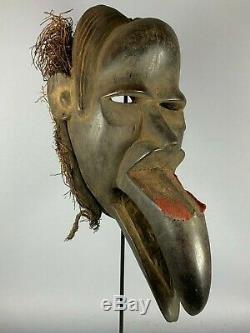 200102 Old Tribal Used African Burying mask from the Dan Kran Liberia