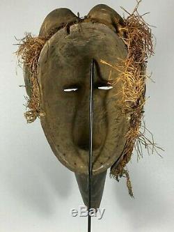 200102 Old Tribal Used African Burying mask from the Dan Kran Liberia