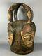 201022 Large Old Tribal Used African Helmet Mask From The Lega Bwami Congo