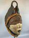 210249 Tribal Used Old African Female Mask From The Punu With Cap Gabon