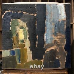 2x6 Landscape No. 411 Oil Painting on Wood Direct From Folk Artist Rob Vetter
