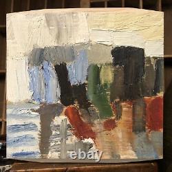 2x6 Landscape No. 416 Oil Painting on Wood Direct From Folk Artist Rob Vetter