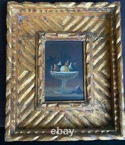 3 Old Still Life Oil Paintings, Gilt Wood Frames from Florentia made in Spain