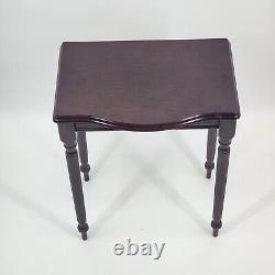 3 Traditional Mahogany Nesting Tables From Bombay Company 22 x 15 x 20 Tall