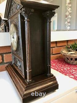 A Beautiful Large Antique Mantel Shelf Clock From Around 1920