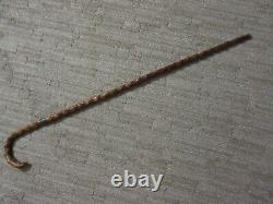 ANTIQUE 1800s THORN WOOD ENGLISH CANE from Birmingham, ENGLAND