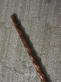 ANTIQUE 1800s THORN WOOD ENGLISH CANE from Birmingham, ENGLAND