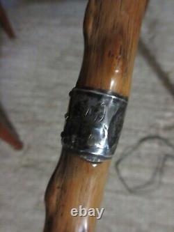 ANTIQUE 1800s THORN WOOD ENGLISH CANE from Birmingham, ENGLAND