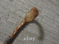 ANTIQUE 1800s THORN WOOD ENGLISH CANE from Birmingham, ENGLAND