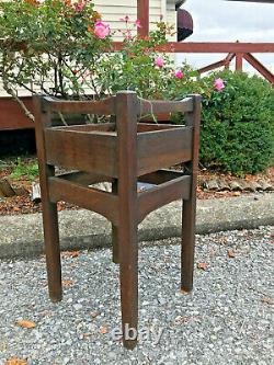 ANTIQUE nice compact plant stand stickley era w5747 PRICE REDUCED from $425