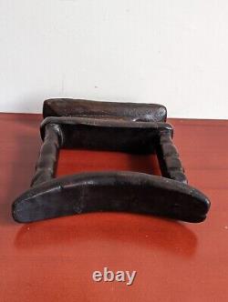Africa Ethiopia Headrest Hand Carved From A Single Wood Beautiful Glossy Patina