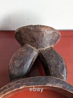 Africa Ethiopia, Somalia Headrest Hand Carved From A Single Wood Glossy Patina