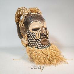 African Kuba Isheene Mwalu Helmet Mask From Democratic Republic Of The Congo