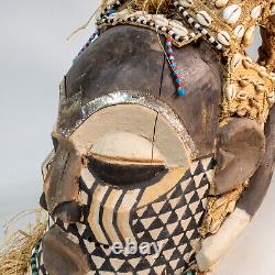 African Kuba Isheene Mwalu Helmet Mask From Democratic Republic Of The Congo