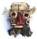 African Tribal Guere Hand Carving Wood Art Mask From Cote D'lvoire Art Deco