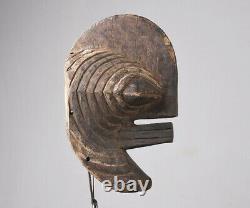 African Tribal mask from SONGYE tribe DRC wooden mask art Congo 2568
