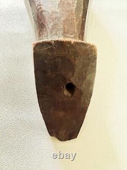 African Wood Flute / Whistle / Musical Instrument From Burkina Faso 7 3/4 Tall