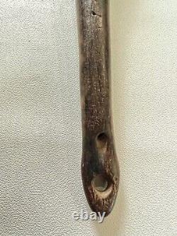 African Wood Flute / Whistle / Musical Instrument From Burkina Faso 8 Tall