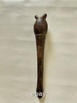 African Wood Flute / Whistle / Musical Instrument From Burkina Faso 8 Tall